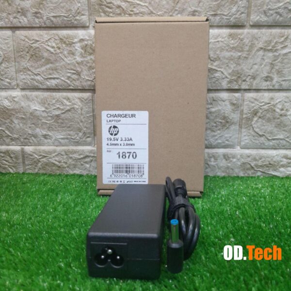 Chargeur Laptop HP 19.5V/3.33A 4.5*3.0mm 1870