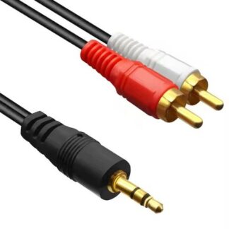 Cable AUDIO JACK M/ 2RCA MALE 1.5M CAPSYS 0131