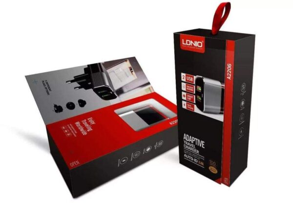 Chargeur LDNIO 2206 2.4A S4 – Image 2