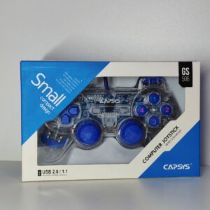 Manette de Jeux  USB Seul Vibr Transparent CAPSYS GS506