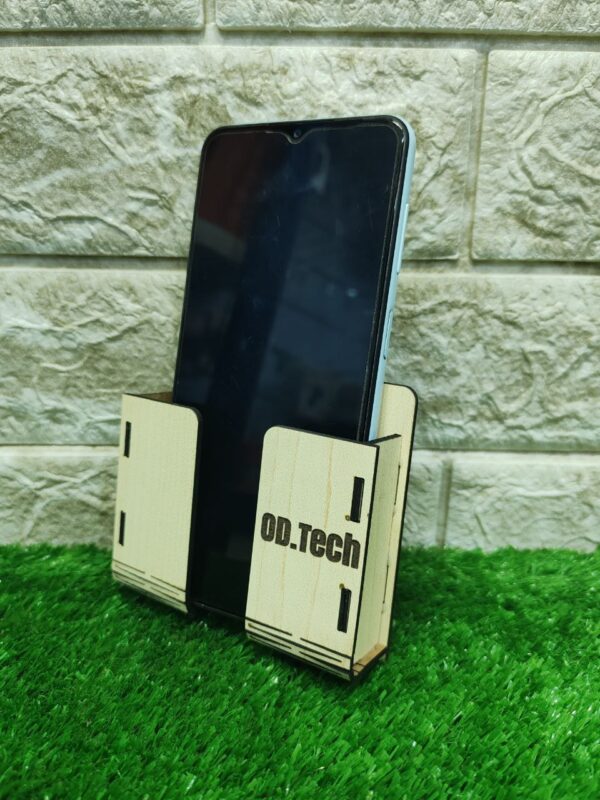 Support Téléphone Murale en bois – Image 2