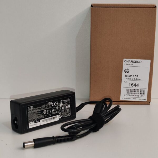 Chargeur Laptop HP 18.5V/3.5A 7.4*5MM 01644 – Image 2