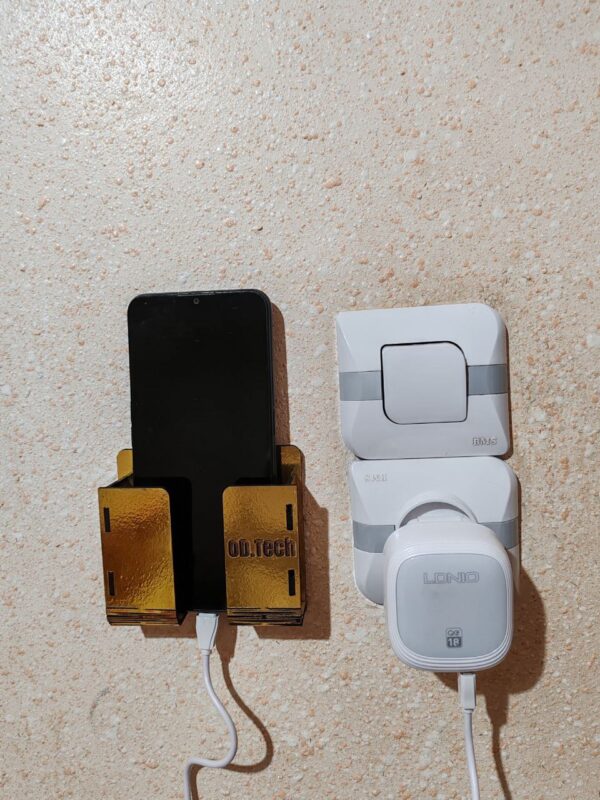 Support Téléphone Murale en bois – Image 3
