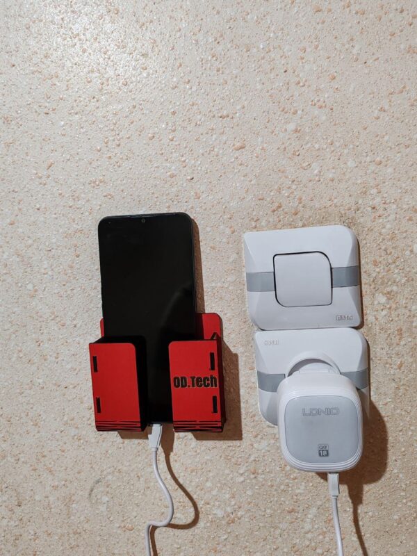 Support Téléphone Murale en bois – Image 2