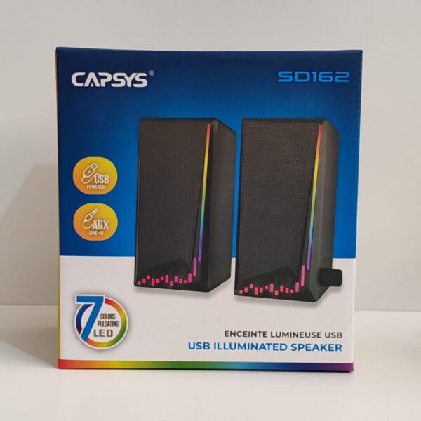 Haut parleur USB CAPSYS SD162 RGB – Image 6