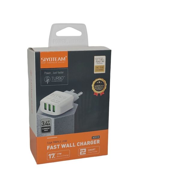 Boite Chargeur LDNIO 3USB A3312 17w