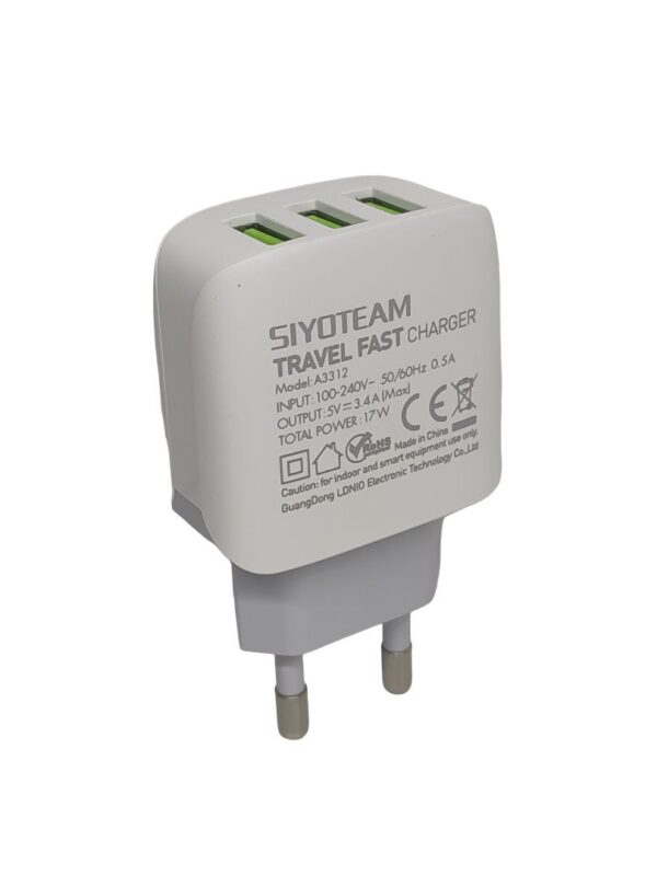 Boite Chargeur LDNIO 3USB A3312 17w – Image 2