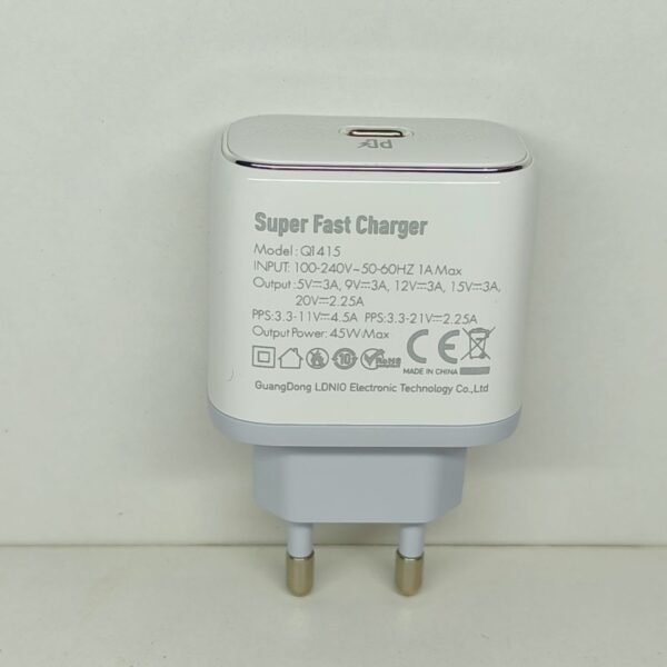 Chargeur LDNIO Q1415 Type.c to Type.c 45W – Image 5