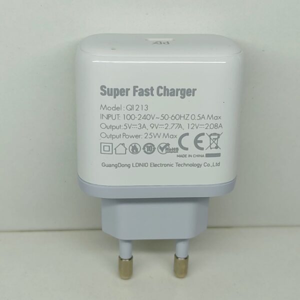 Chargeur LDNIO Q1213 Type.c to Type.c 25W – Image 3
