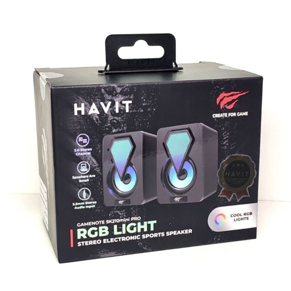 Haut parleur Gamer HAVIT SK210 Mini RGB – Image 2