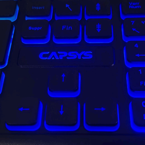 Clavier USB RGB CAPSYS KB174 – Image 4