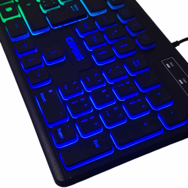 Clavier USB RGB CAPSYS KB174 – Image 5